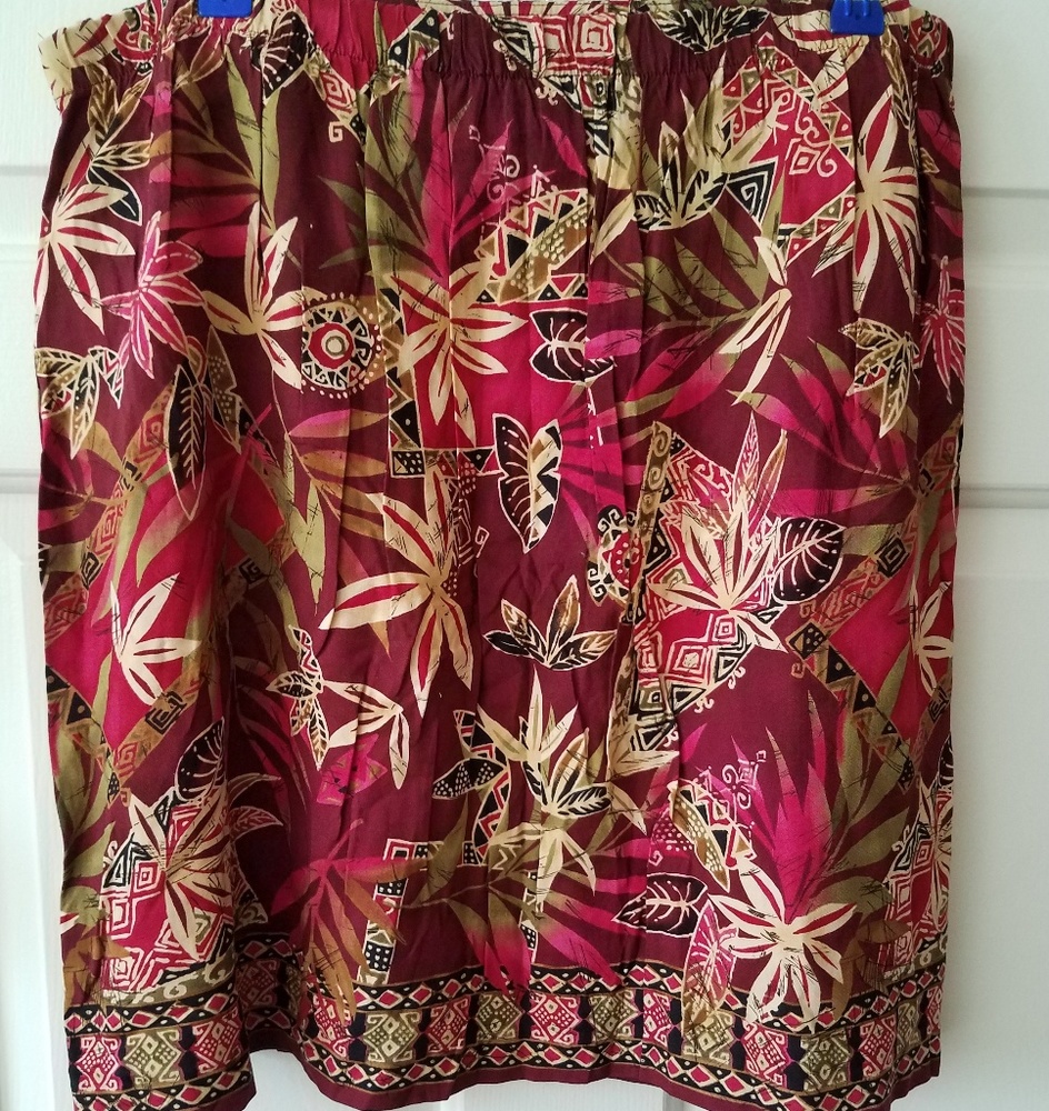 Requirements Tropical Wrap Skirt - Picture 2 of 6